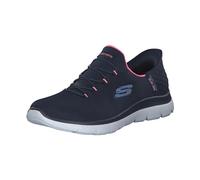 Chaussures Skechers Summits Diamond Dream Slip-ins bleu marine rose femme. - 36