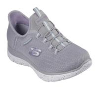 Skechers Slip-ins Waterproof: Summits - Best Choice Chaussures Moyen Width en Gris/Aqua, Pointure 40, Vegan