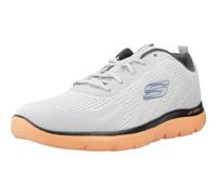 Skechers Sport 232395 Summits Torre Gris Orange Chaussures de Sport pour Hommes Tissu Gris, Gris Orange, 41 EU