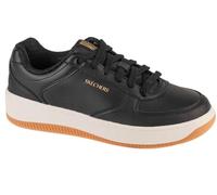 Skechers Sport Court 2.0-Core Essentia BasketFemme | Baskets Duraleather - Semelle intérieure en mousse à mémoire de forme refroidie par air - Semelle extérieure de traction