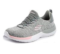 Skechers Baskets basses Dynamight Break-Through Femme gris chiné/rose Taille 40