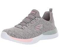 Skechers Sport Femmes Dynamight PERCÉE Formateurs - Gris/Rose - UK 5