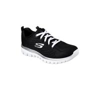 Skechers Sport Femmes GRACEFUL GET CONNECTED Large Fit Baskets Noir