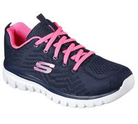 Skechers Sport Femmes GRACEFUL GET CONNECTED Larges Coupe Baskets 12615 Bleu