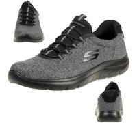 Skechers Sport Hommes SUMMITS FORTON Baskets Large Fit Noir