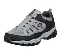 Skechers Mocassin Afterburn M. Fit Wonted Homme Gris/Noir Taille 10.5 M US