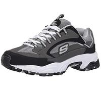 Skechers Sport Men's Stamina Cutback Sneaker, Charcoal Cutback, 13 XW US