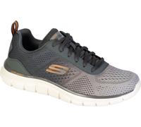 Skechers Homme Track Ripkent Baskets, Maille synthétique Olive, 48.5 EU