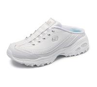 Skechers Baskets femme D'Lites Bright Sky – Blanc/Argent – Taille 11 W US