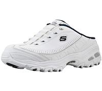 Skechers Sport Women's D'Lites White/Navy Slip-On Mule Sneaker 8 M US