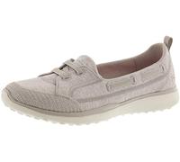 Skechers Sport Women's Microburst Topnotch Sneaker, Taupe, 7.5 M US