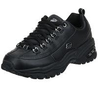 Skechers Baskets Sport Premium Femme – Noir – Taille 8.5 W US