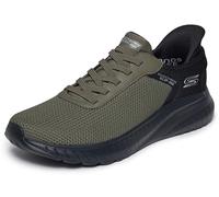 Skechers Squad Chaos Chaussures à Enfiler Mains Libres pour Homme - Bord équilibré, Vert Olive, 39 EU