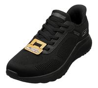 Skechers Squad Chaos-Solid Step Slip-insSneaker pour Homme, Tricot Noir., 48.5 EU