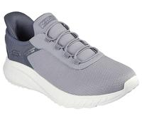 Skechers Squad Chaos-Tough Walk Baskets à Enfiler Mains Libres pour Homme, Gris, 41 EU