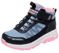 Skechers Storm Blazer Artic Mass Botte Tendance, Black Synthetic/Light Pink Trim, 37 EU