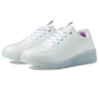 Skechers Street Girls Baskets, White Synthetic/Silver Trim, 43 EU