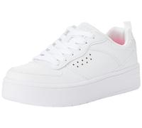 Skechers Street Girls Baskets, White Synthetic/White Trim, 37.5 EU