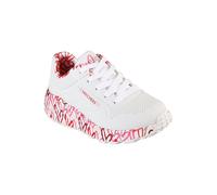 Skechers Street Uno Lite - Lovey Luv Baskets Femmes Filles JGoldcrown Blanc