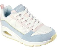 Skechers UNO - 2 Much Fun Chaussures Moyen Width en Bleu Clair/Rose, Pointure 39