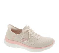 Skechers Summit Baskets à enfiler mains libres pour femme, NTPK = naturel/rose, 37 EU