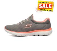 Skechers Femme Summits Top Player Zapatos-deportivo-mujer, Gris Rose, 36 EU