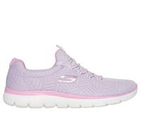 Skechers Femme Summits Artistry Chic Basket, Lavender Mesh/Trim, 40 EU