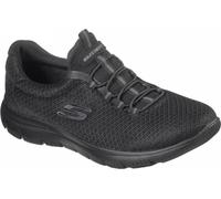 Skechers Femme SUMMITS Sneaker, Noir Mesh Trim, 38 EU