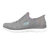 SKECHERS SUMMITS-DAZZLING HAZE 149937 GYMT Baskets Slip in Femme gris, Taille:43 EU