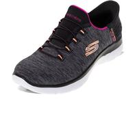 Skechers Chaussures de Course Summits pour Femme, BKMT Black Multi, 41 EU