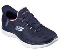 Skechers Slip-ins: Summits - Diamond Dream Chaussures Wide Width en Bleu Marine/Rose, Pointure 37 Wide, Vegan