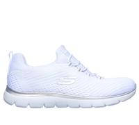 Skechers Summits - Fast Attraction Chaussures Moyen Width en Blanc/Argent, Pointure 38.5, Vegan