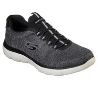 Skechers Summits - Forton Wide Width en Noir/Blanc, Pointure 43 Wide, Vegan