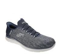 Skechers Summits Key Pace Chaussures à Enfiler, pour Homme, Bleu Marine, 14 Wide