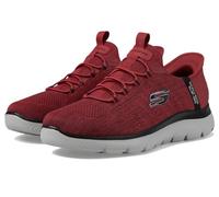Skechers Summits Key Pace Chaussures mains libres pour homme, rouge/noir, 41.5 EU