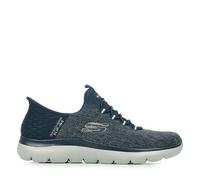 Skechers Homme Mocassin Summits Key Pace Hands Free Slip-in Navy Mesh 42,5 EU