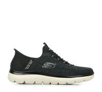 Skechers Homme Summits Key Pace Baskets, Black Mesh, 45 EU