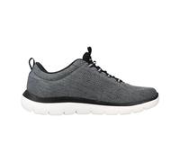 Skechers Homme Summits Louvin Espadrilles, Black Mesh/PU/White Trim, 43 EU
