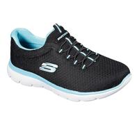 Skechers Summits - Noir/Turquoise Textile 42 EU