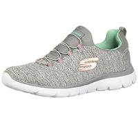 Skechers Summits - Quick Getaway Shoes Moyen Width en Gris Anthracite/Violet, Pointure 36