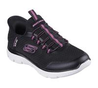 Skechers Fille Summits Slip-ins Basket, Noir, 1.5 UK Child