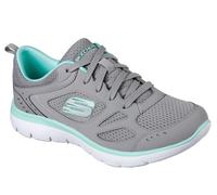 Skechers SUMMITS SUITED Baskets Femme Gris, Sneakers Loisirs, Lacets