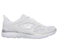 Skechers Femme Summits-Suited Baskets, Chaussures de Sport, Blanc, 42 EU