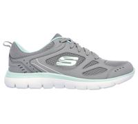 Skechers Summits - Suited Shoes Moyen Width en Gris/Turquoise, Pointure 40