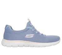 Skechers Summits - Summer Blush Chaussures Moyen Width en Bleu Clair, Pointure 40, Vegan, Lavable en machine