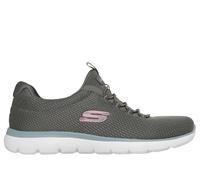 Skechers Summits - Summer Blush Chaussures Moyen Width en Olive, Pointure 38, Vegan, Lavable en machine