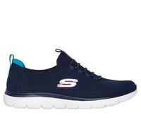 Skechers Summits - Top Player Shoes Moyen Width en Bleu Marine, Pointure 37, Vegan