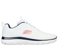 Skechers Summits - Torre Chaussures Moyen Width en Blanc/Bleu Marine, Pointure 39.5, Vegan