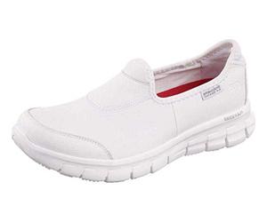Skechers Sure Track Chaussure De Professionnel De La Santé Femme Blanc 36 EU