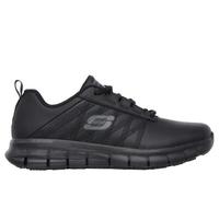 Skechers Sure Track Erath - Ii Baskets Enfiler Femme Noir (Black Leather Blk) 36 EU